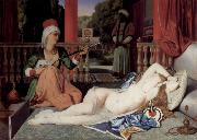 Jean Auguste Dominique Ingres Odalisque with Slave France oil painting artist